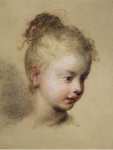 Carriera Rosalba Head of a Child in Profile - Hermitage